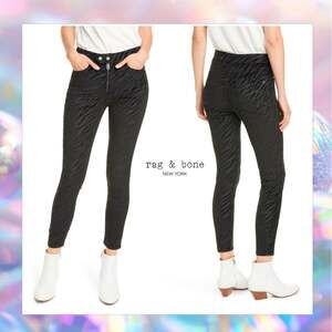 rag & bone high-rise ankle skinny jeans Size 26 NWT